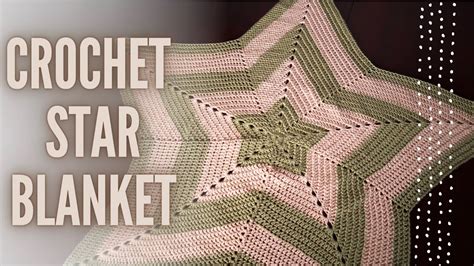 5 point star blanket crochet pattern|easy star blanket crochet pattern.